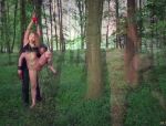 Ragazza legata e scopata nella foresta #7